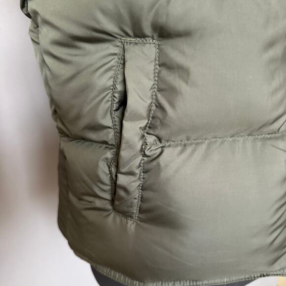 Womens Ralph Lauren Olive Green Down Puffer vest - army - military - size M - Picture 8 of 12